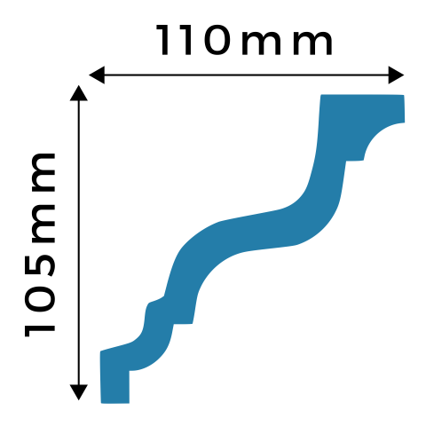 P001C cornice profile