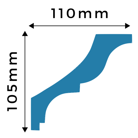 P002C cornice profile
