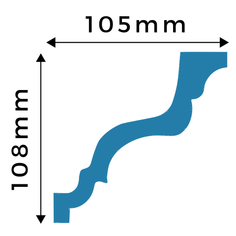 P010C cornice profile