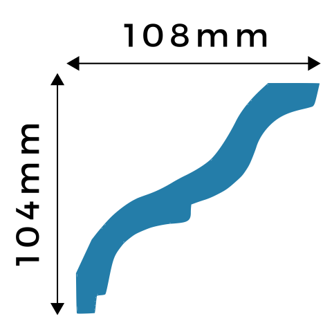 P013C cornice profile