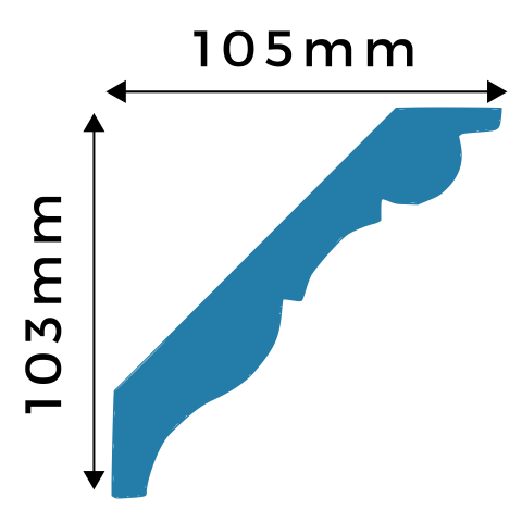 P016C cornice profile