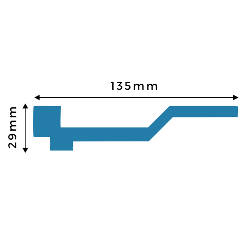 SL001 shadow line cornice profile